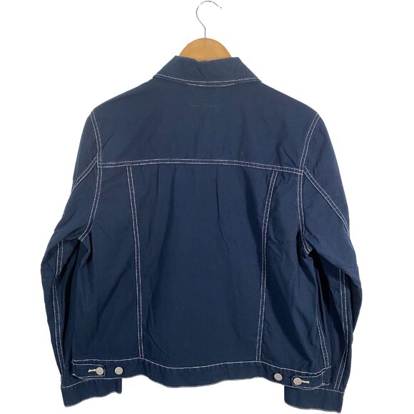 J.W.Anderson x Uniqlo Contrast Stitch Trucker Jacket Size XL - Picture 5 of 7